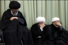 گزارش تصویری : مراسم عزاداری شهادت امام رضا (ع) با حضور آیت‌الله العظمی صافی گلپایگانی