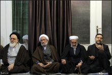 گزارش تصویری : مراسم عزاداری شهادت امام رضا (ع) با حضور آیت‌الله العظمی صافی گلپایگانی