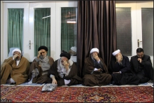 گزارش تصویری : مراسم عزاداری شهادت امام رضا (ع) با حضور آیت‌الله العظمی صافی گلپایگانی