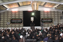 مجلس عزاداری تاسوعای حسینی در دفتر آیت الله العظمی صافی گلپایگانی.