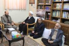 گزارش تصویری حضور دکتر مهدی اسلام پناه رئیس سازمان ملی استاندارد ایران در بیت حضرت آیت الله العظمی صافی گلپایگانی قدس سره الشریف