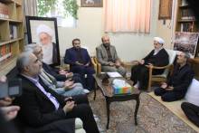 گزارش تصویری حضور دکتر مهدی اسلام پناه رئیس سازمان ملی استاندارد ایران در بیت حضرت آیت الله العظمی صافی گلپایگانی قدس سره الشریف