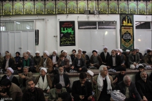 گزارش تصویری: مراسم عزاداری شهادت حضرت زهرا سلام‌الله‌علیها، دفتر آیت الله العظمی صافی