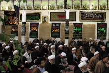 گزارش تصویری: مراسم عزاداری شهادت حضرت زهرا سلام‌الله‌علیها، دفتر آیت الله العظمی صافی