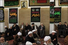 گزارش تصویری: مراسم عزاداری شهادت حضرت زهرا سلام‌الله‌علیها، دفتر آیت الله العظمی صافی