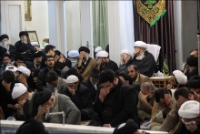 گزارش تصویری: مراسم عزاداری شهادت حضرت زهرا سلام‌الله‌علیها، دفتر آیت الله العظمی صافی