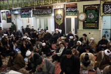 گزارش تصویری: مراسم عزاداری شهادت حضرت زهرا سلام‌الله‌علیها، دفتر آیت الله العظمی صافی