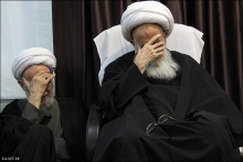 گزارش تصویری: مراسم عزاداری شهادت حضرت زهرا سلام‌الله‌علیها، دفتر آیت الله العظمی صافی
