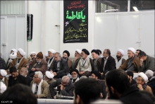 گزارش تصویری: مراسم عزاداری شهادت حضرت زهرا سلام‌الله‌علیها، دفتر آیت الله العظمی صافی