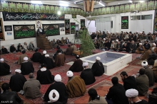 گزارش تصویری: مراسم عزاداری شهادت حضرت زهرا سلام‌الله‌علیها، دفتر آیت الله العظمی صافی