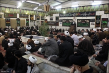 گزارش تصویری: مراسم عزاداری شهادت حضرت زهرا سلام‌الله‌علیها، دفتر آیت الله العظمی صافی