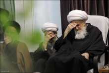 گزارش تصویری: مراسم عزاداری شهادت حضرت زهرا سلام‌الله‌علیها، دفتر آیت الله العظمی صافی