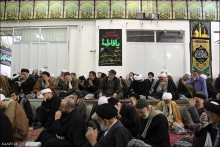 گزارش تصویری: مراسم عزاداری شهادت حضرت زهرا سلام‌الله‌علیها، دفتر آیت الله العظمی صافی