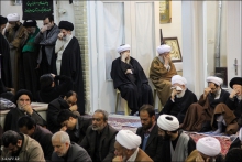 گزارش تصویری: مراسم عزاداری شهادت حضرت زهرا سلام‌الله‌علیها، دفتر آیت الله العظمی صافی