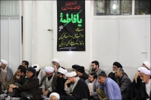 گزارش تصویری: مراسم عزاداری شهادت حضرت زهرا سلام‌الله‌علیها، دفتر آیت الله العظمی صافی