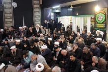 گزارش تصویری: مراسم عزاداری شهادت حضرت ثامن الحجج امام علي بن موسى الرضا علیه‌السلام در دفتر آیت الله العظمی صافی گلپایگانی