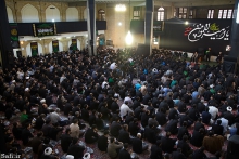 عزاداران حضرت امیرالمؤمنین علی (ع) در معیت مرجع عالیقدرحضرت آیت الله العظمی صافی گلپایگانی، مشهد مقدس