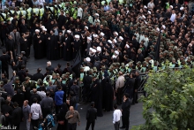 عزاداران حضرت امیرالمؤمنین علی (ع) در معیت مرجع عالیقدرحضرت آیت الله العظمی صافی گلپایگانی، مشهد مقدس