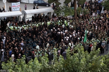 عزاداران حضرت امیرالمؤمنین علی (ع) در معیت مرجع عالیقدرحضرت آیت الله العظمی صافی گلپایگانی، مشهد مقدس