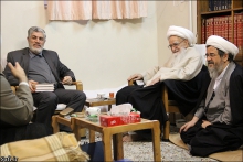 دیدار دکتر هشام قریسه، ریاست دانشگاه الزیتونه تونس؛ با حضرت آیت الله العظمی صافی گلپایگانی