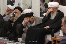 گزارش تصویری: مراسم عزاداری شهادت حضرت جوادالائمه امام محمد تقی علیه‌السلام با حضور مرجع عالیقدر حضرت آیت‌الله العظمی صافی گلپایگانی دامت‌برکاته