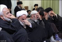 گزارش تصویری : مراسم عزاداری شهادت امام زین العابدین علیه السلام در محضر مرجع عالیقدر حضرت آیت‌الله العظمی صافی گلپایگانی