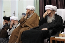 گزارش تصویری : مراسم عزاداری شهادت امام زین العابدین علیه السلام در محضر مرجع عالیقدر حضرت آیت‌الله العظمی صافی گلپایگانی