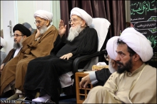 گزارش تصویری : مراسم عزاداری شهادت امام زین العابدین علیه السلام در محضر مرجع عالیقدر حضرت آیت‌الله العظمی صافی گلپایگانی