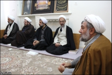 گزارش تصویری : دیدار اساتید مرکز تخصصی علم کلام با حضرت آیت‌الله العظمی صافی گلپایگانی