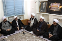 گزارش تصویری : دیدار اساتید مرکز تخصصی علم کلام با حضرت آیت‌الله العظمی صافی گلپایگانی