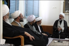 گزارش تصویری : دیدار اساتید مرکز تخصصی علم کلام با حضرت آیت‌الله العظمی صافی گلپایگانی