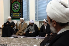 گزارش تصویری : دیدار اساتید مرکز تخصصی علم کلام با حضرت آیت‌الله العظمی صافی گلپایگانی
