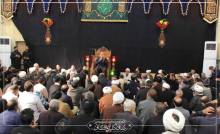 گزارش تصویری مراسم سوگواری شهادت امام رضا علیه السلام با حضور علماء و عموم شیفتگان اهل بیت علیهم السلام-سی‌ام صفر 1445- حسینیه آیت الله العظمی صافی گلپایگانی قدس سره