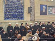 گزارش تصویری مراسم سوگواری شهادت امام رضا علیه السلام با حضور علماء و عموم شیفتگان اهل بیت علیهم السلام-سی‌ام صفر 1445- حسینیه آیت الله العظمی صافی گلپایگانی قدس سره