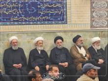 گزارش تصویری مراسم سوگواری شهادت امام رضا علیه السلام با حضور علماء و عموم شیفتگان اهل بیت علیهم السلام-سی‌ام صفر 1445- حسینیه آیت الله العظمی صافی گلپایگانی قدس سره