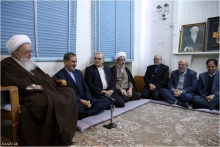 گزارش تصویری: دیدار معاون اول ریاست جمهوری، آقای دکتر جهانگیری با حضرت آیت الله العظمی صافی گلپایگانی