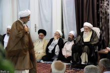 مراسم جشن ميلاد امام حسن مجتبی عليه‌السلام، با حضور مرجع عاليقدر حضرت آيت الله العظمی صافی گلپايگانی