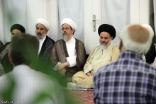 مراسم جشن ميلاد امام حسن مجتبی عليه‌السلام، با حضور مرجع عاليقدر حضرت آيت الله العظمی صافی گلپايگانی