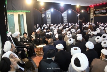 نشست دوره ای اساتید سطوح عالی و خارج حوزه علمیه قم در دفتر مرجع عالیقدر حضرت آیت‌الله العظمی صافی گلپایگانی