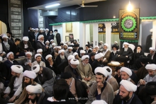 نشست دوره ای اساتید سطوح عالی و خارج حوزه علمیه قم در دفتر مرجع عالیقدر حضرت آیت‌الله العظمی صافی گلپایگانی