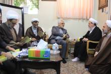 گزارش تصویری حضور دکتر محمد مهدی طهرانچی رئیس دانشگاه آزاد کشور در بیت حضرت آیت الله العظمی صافی گلپایگانی قدس سره