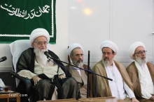 مراسم اختتامیه مرحله کشوری مسابقات علمی حوزه های علمیه و تقدیر از طلاب برگزیده با حضور مرجع عالیقدر آیت الله العظمی صافی گلپایگانی مدظله الوارف