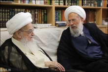 گزارش تصویری : دیدار حجت‌الاسلام و المسلمین ری شهری با حضرت آیت‌الله العظمی صافی گلپایگانی