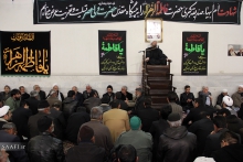 مراسم شهادت حضرت زهرا  (س) و دسته با عظمت عزاداران فاطمی همگام با مرجع عالیقدر شیعه آیت الله العظمی صافی گلپایگانی