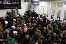 مراسم شهادت حضرت زهرا  (س) و دسته با عظمت عزاداران فاطمی همگام با مرجع عالیقدر شیعه آیت الله العظمی صافی گلپایگانی