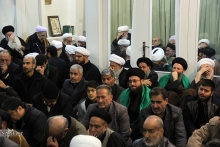 مراسم شهادت حضرت زهرا  (س) و دسته با عظمت عزاداران فاطمی همگام با مرجع عالیقدر شیعه آیت الله العظمی صافی گلپایگانی