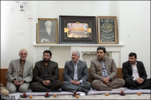 گزارش تصویری: دیدار هیئت رزمندگان اسلام قم با حضرت آیت‌الله العظمی صافی گلپایگانی