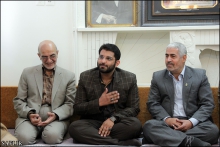 گزارش تصویری: دیدار هیئت رزمندگان اسلام قم با حضرت آیت‌الله العظمی صافی گلپایگانی