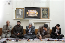 گزارش تصویری: دیدار هیئت رزمندگان اسلام قم با حضرت آیت‌الله العظمی صافی گلپایگانی