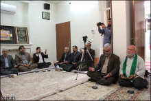 گزارش تصویری: دیدار هیئت رزمندگان اسلام قم با حضرت آیت‌الله العظمی صافی گلپایگانی
